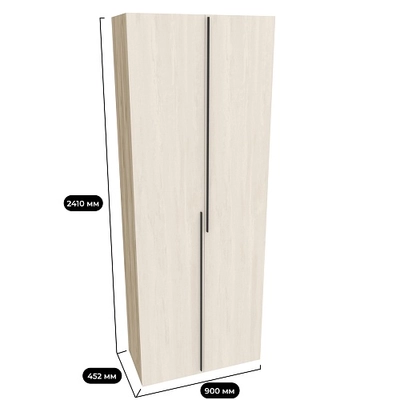 Шкаф двустворчатый L210.44-1