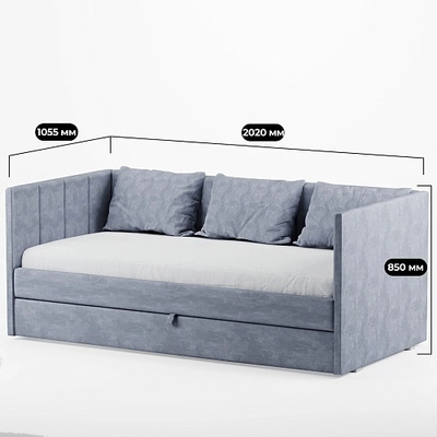 Кровать со вторым выдвижным спальным местом ЛАЙН 2
