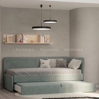 Кровать со вторым выдвижным спальным местом  РУБИ М2