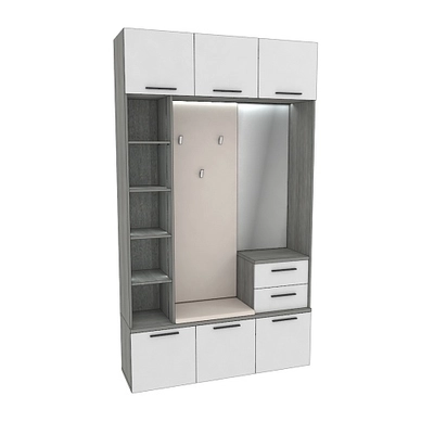 Секция с вешалкой и стеллажом с подсветкой LG416