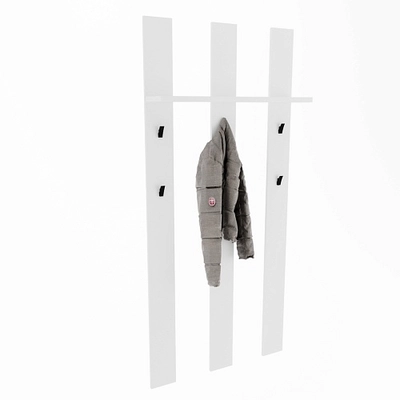 Панель широкая с полкой и крючками L100