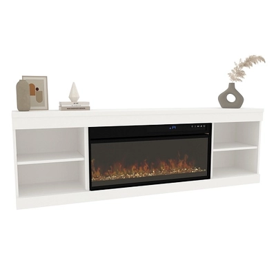 Тумба ТВ навесная с электрокамином L545.351