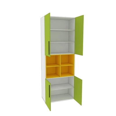 Шкаф книжный с нишей L216