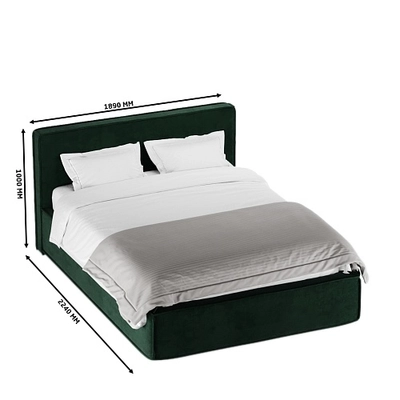 Кровать двуспальная мягкая ОСТИН с подъемным механизмом, 160x200