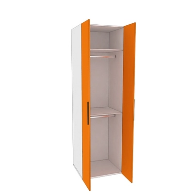 Шкаф двухдверный со штангой L243.60