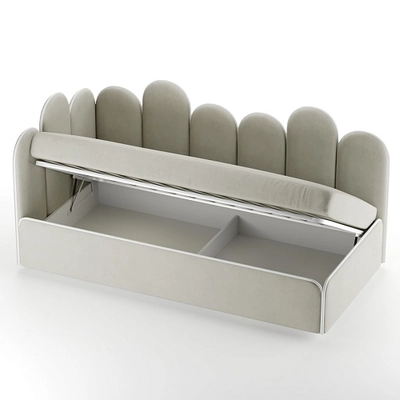 Мягкая кровать-диван КИПРОС с подъемным механизмом, 90x190