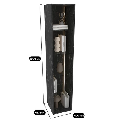 Стеллаж R315.45-2 на тумбу R506, R524 с подсветкой