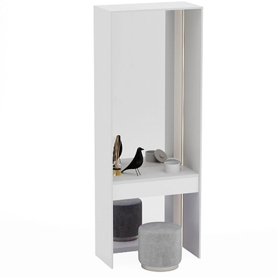 Ниша с ящиком, зеркалом и подсветкой для спальни R270.45