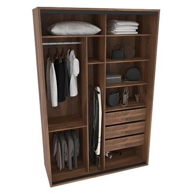 Шкаф-купе ХG160.60-3, профиль INTEGRO, фасад МДФ