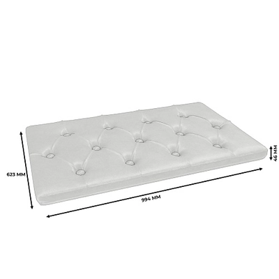 Сидение к тумбе L460-1.60 с каретной стяжкой пугавицами