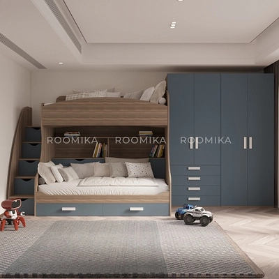 Шкаф двухдверный ,4 ящика E204