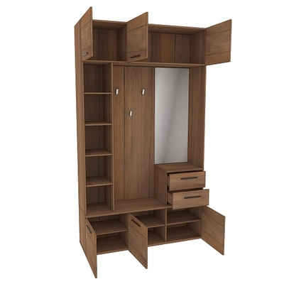 Секция с вешалкой и стеллажом L416