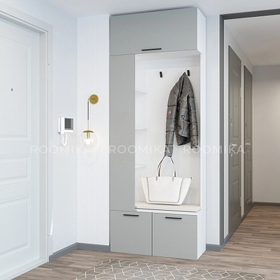 Секция с вешалкой и полками L409 L/R