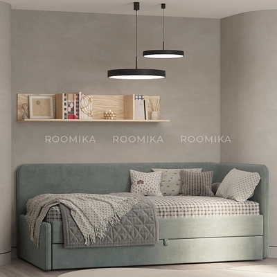 Кровать со вторым выдвижным спальным местом  РУБИ М2