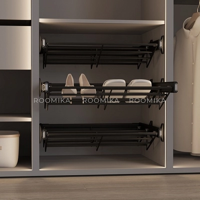 BELLE Корзина для обуви, 600 мм цвет черный, BE60SHBL