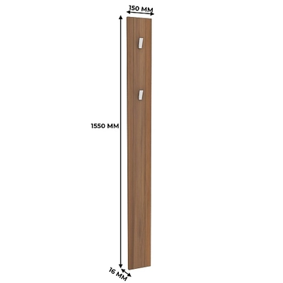 Панель узкая с крючками L100.1