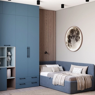 Кровать с подъемным механизмом и ящиком для белья РУБИ М1