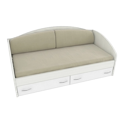 Кровать односпальная с ящиками P902N, 90x190