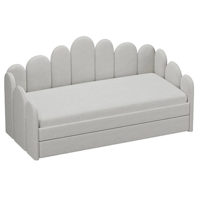 Мягкая кровать-диван ШЕЛЛ, 90x190