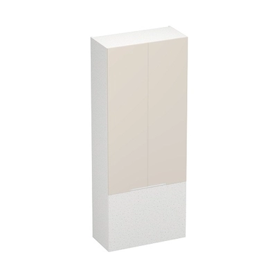 Шкаф двухдверный с фальш-панелью, фасады в эмали LE212.4-90