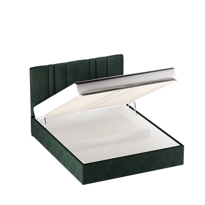 Кровать двуспальная мягкая ХИЛТОН с подъемным механизмом, 140x200