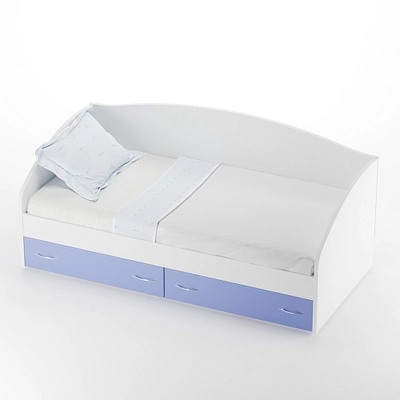 Кровать односпальная с ящиками P902N, 90x190