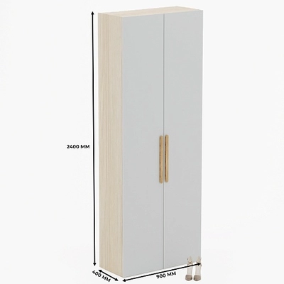 Шкаф двустворчатый L210.40-4