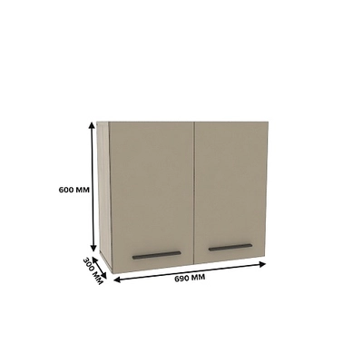 Антресоль двудверная L329.300