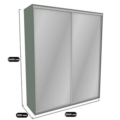 Шкаф-купе U202 тип 3 с зеркалом