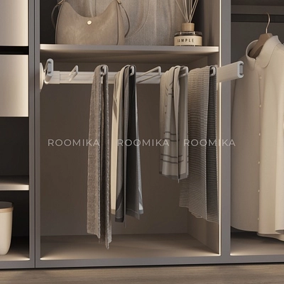 BELLE  Вешалка для брюк, 600 мм, цвет белый BE60TRWH