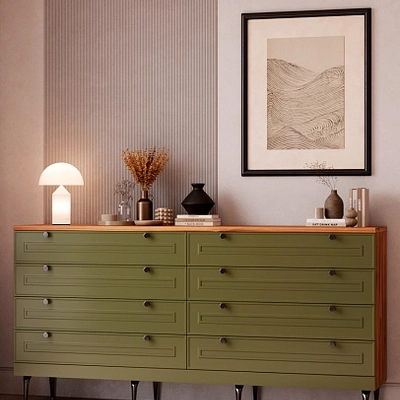 Комод с ящиками узкий A728.40