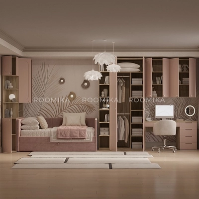 Лацио детская фрезерованные фасады в эмали 89