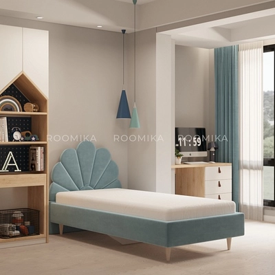 Кровать односпальная мягкая ДЕННИ ЛАЙТ