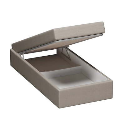 Мягкая кровать-подиум с коробом для хранения, 90x200