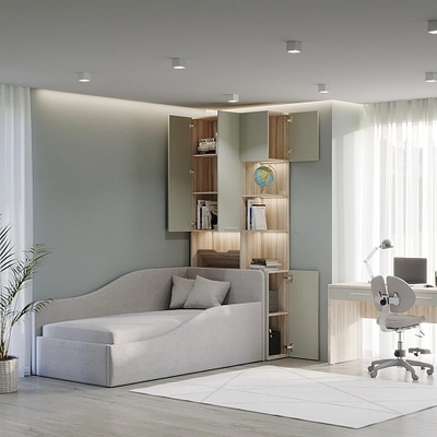 Шкаф с нишей с подсветкой L212.3-90