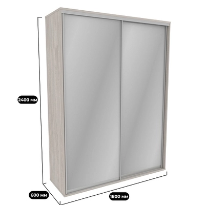 Шкаф-купе U180 тип 1 с зеркалом