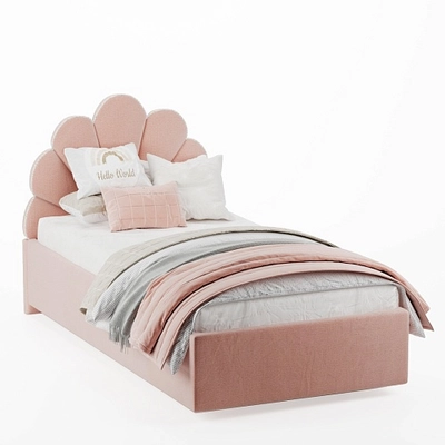 Кровать односпальная мягкая ДЕННИ с подъемным механизмом