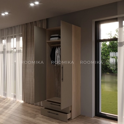 Шкаф двустворчатый с ящиками L211.44