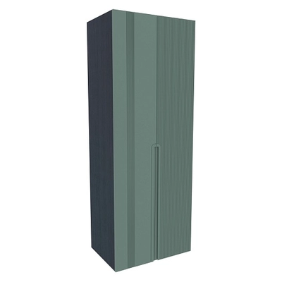 Шкаф 2 дверный, фрезерованные фасады в эмали LE210.60-1