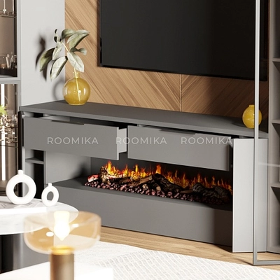 Тумба ТВ напольная с электрокамином LG551.450L/R