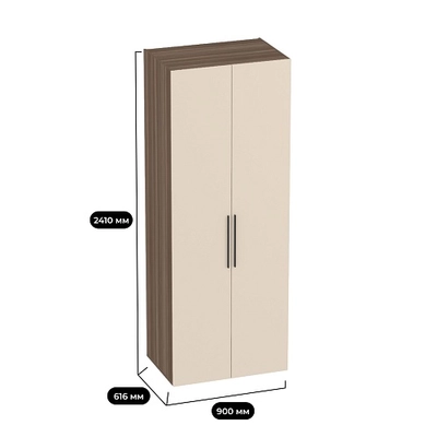 Шкаф двустворчатый L210.60-1