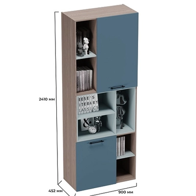 Шкаф книжный с нишей L227 L/R