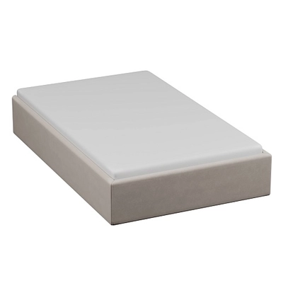 Мягкая кровать-подиум с коробом для хранения, 120x200