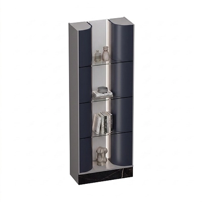 Стеллаж напольный радиусный с подсветкой TG730.90.200