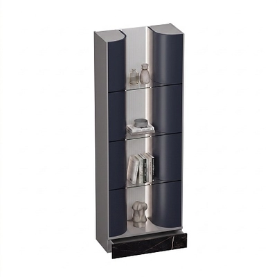Стеллаж напольный радиусный с подсветкой TG730.90.200