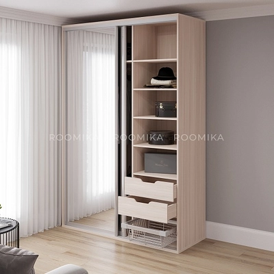Шкаф-купе U160 тип 1 с зеркалом