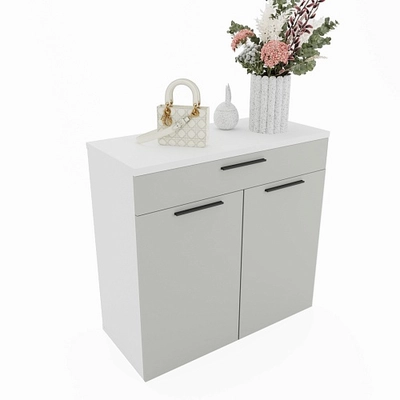 Тумба широкая 2 дверная с ящиком L876