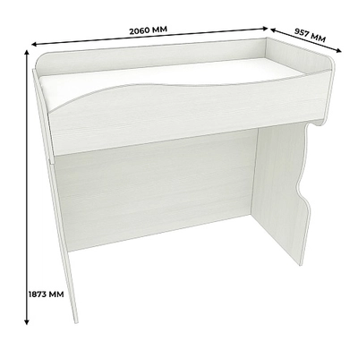 Кровать-чердак P907, 90x200