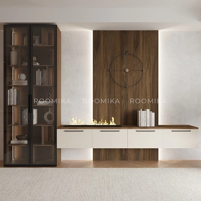 Лацио гостиная с электрокамином 27