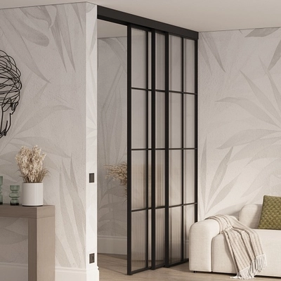 Раздвижная перегородка-купе, стекло Мору GRACE 13